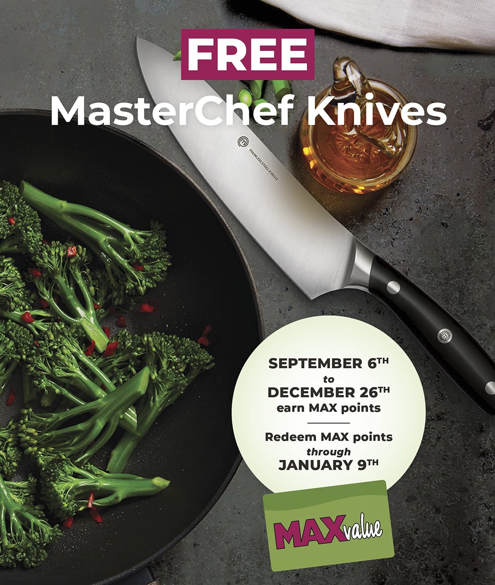 Free MasterChef Knives Promotion