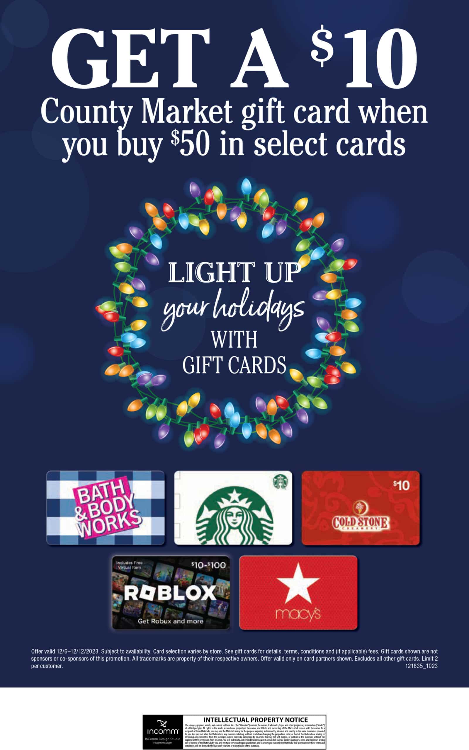 $10 Gift Card