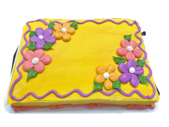 1/2 Sheet Cake